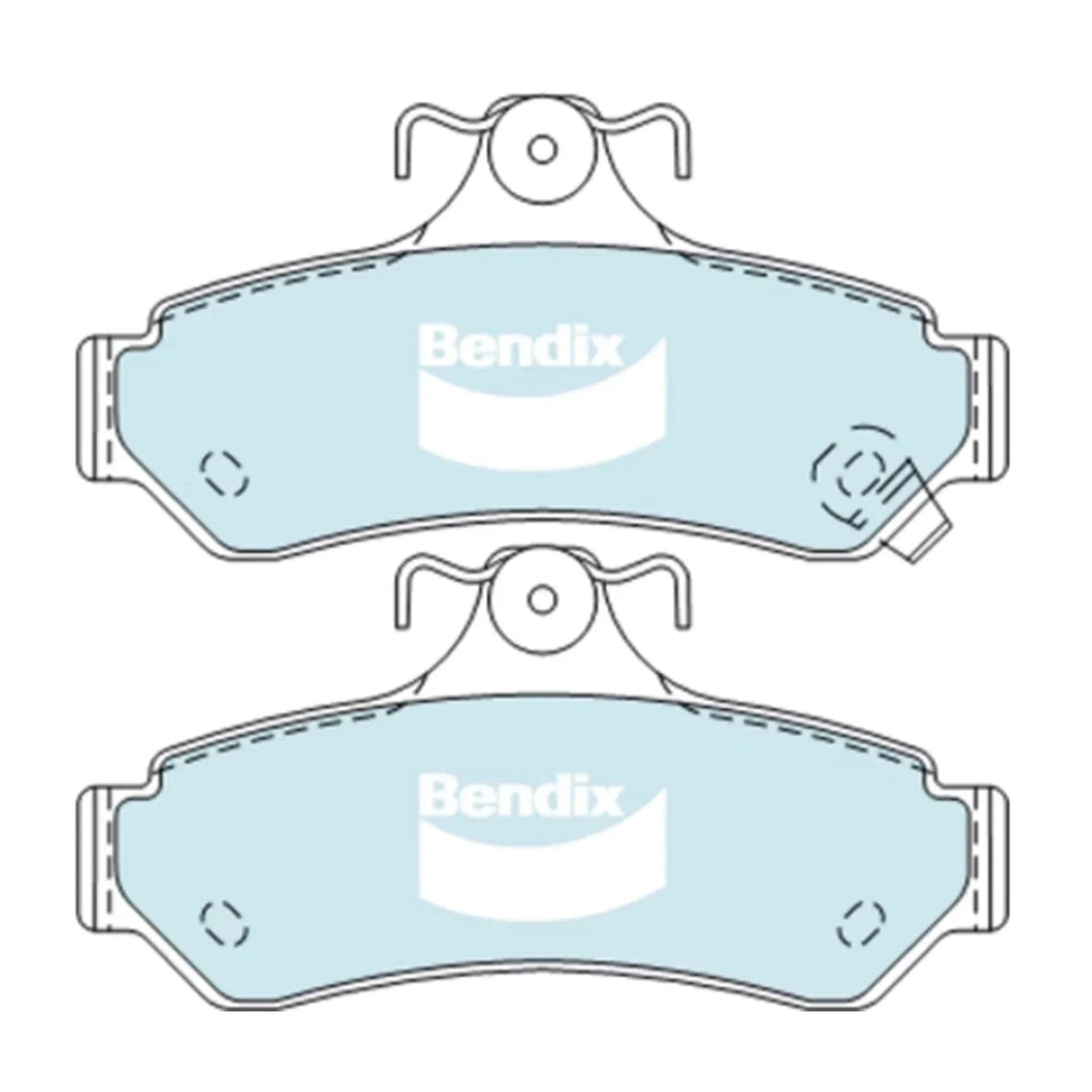 GCT Rear Disc Brake Pad Set for Toyota Aurion GSV40 (2006–2017)