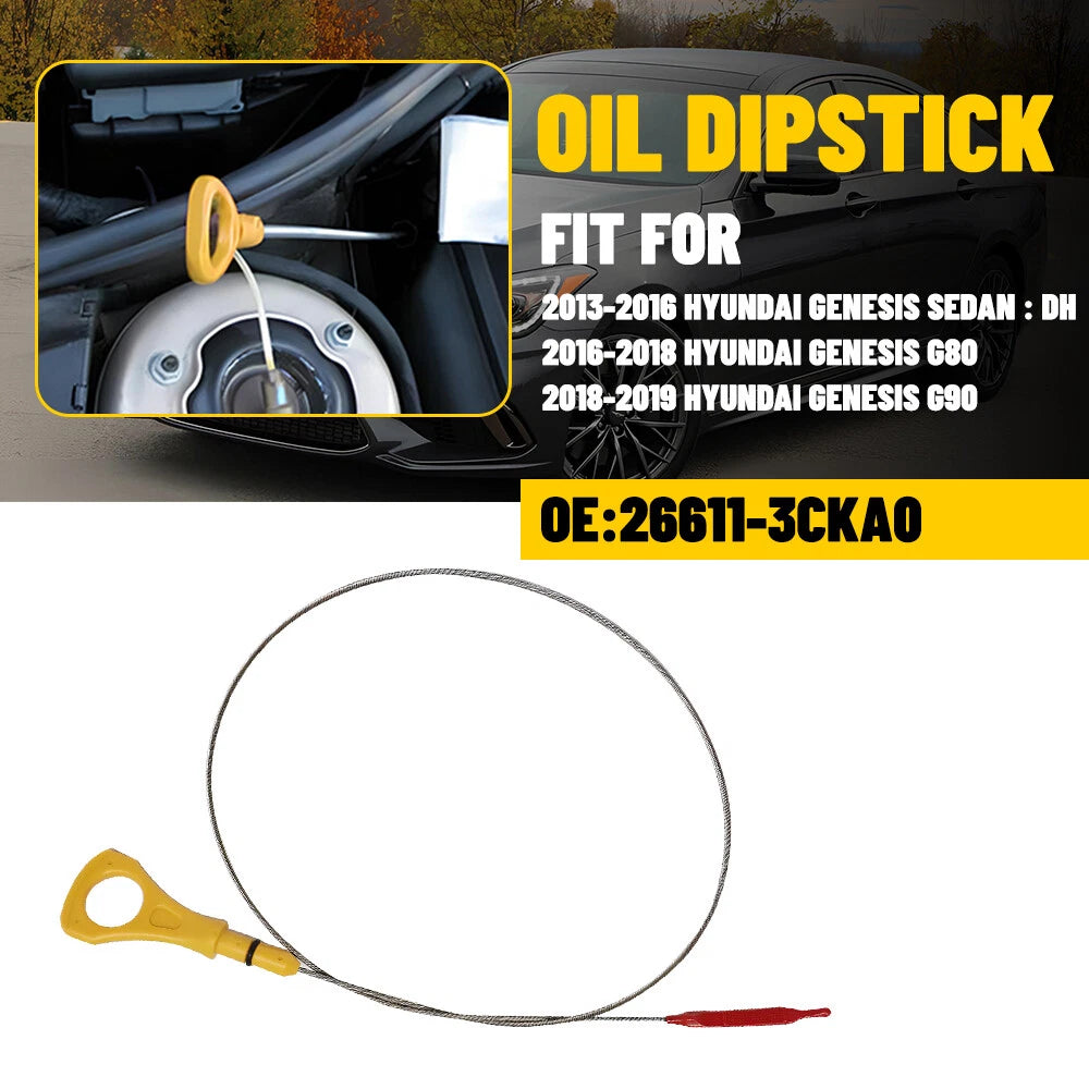 3.8L-V6 Engine Oil Dipstick 266113CKA0 for Hyundai Genesis G80 (2015–2019)