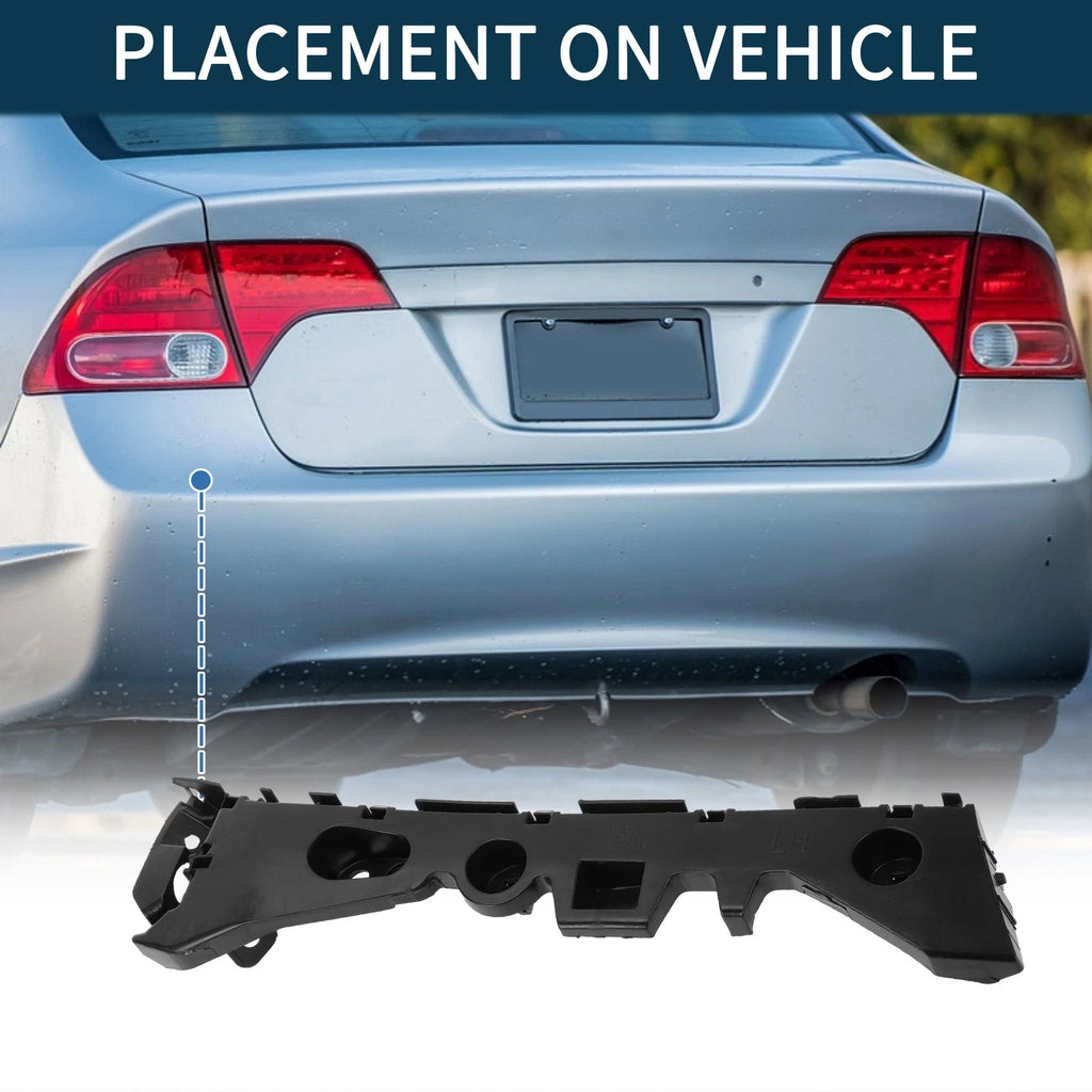 1pc Left Side Rear Bumper Retainer Bracket for Mazda 3 Axela (2014–2021)