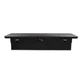 Diamond Tread Black Matte LP Crossover Truck Tool Box [69x13.5x19.25in w/Rail]
