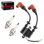 Ignition Coil & Spark Plug for Yamaha Outboard 6HP 8HP 9.9HP 25HP (680-85570-00-00)
