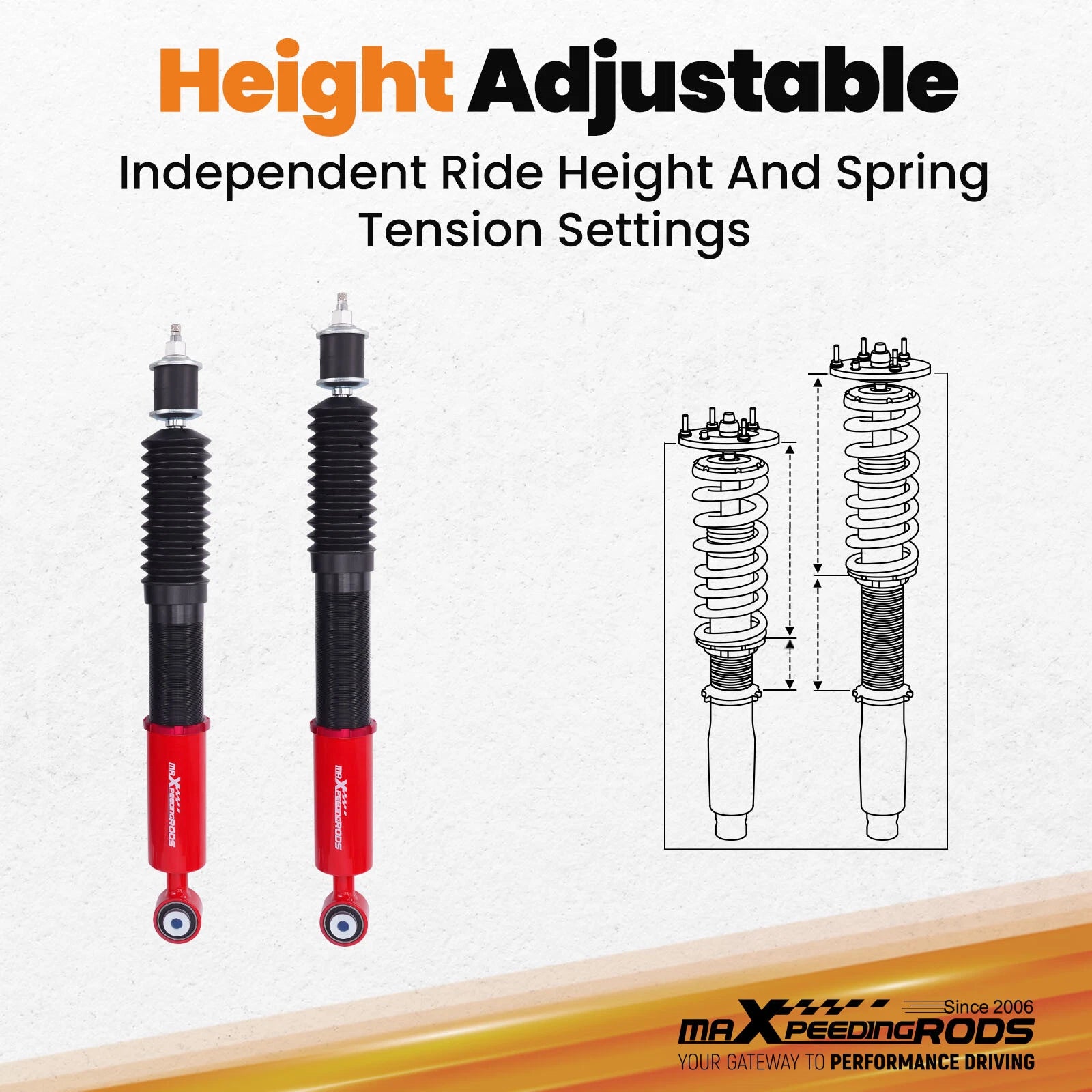 Coilover Suspension Kit for Mercedes Benz C-Class W203 (2001-2007)