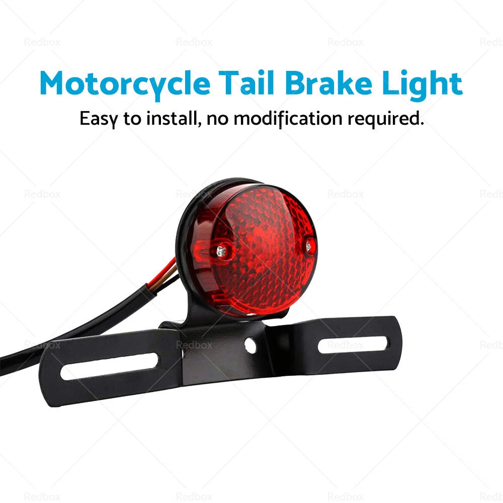 Tail Brake Light for Universal Motorcycle (Retro)