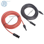 1 Pair 30 Feet 12AWG Solar Panel Extension Cable Connector for Solar Systems