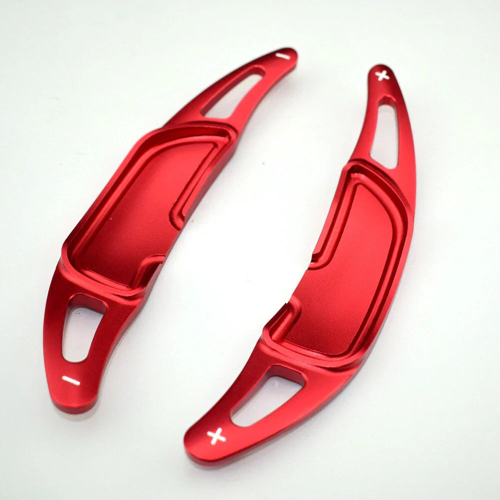 Aluminium Alloy Red Steering Wheel Paddle Shifters for Benz AMG A45 C43 C63