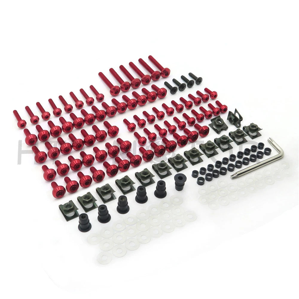 Complete Fairing Fasteners Bolt Kit for Honda CBR 600F4i (2001–2007)