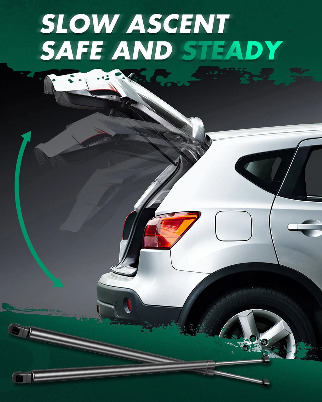 2X Rear Liftgate Lift Supports Struts for Chrysler Town & Country (2008–2015)