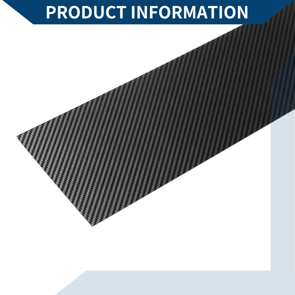 Set of 4 Car Pillar Window Trim for Chevrolet Silverado (2014–2018) Black Carbon Fiber