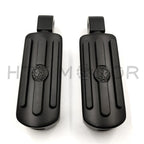Groove Gear Skull Footpegs for Harley Softail Fat Boy Fat Bob (2018–2023)