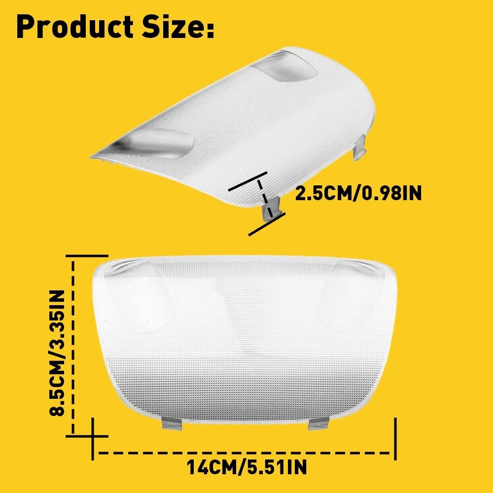 Interior Clear Overhead Dome Light Cover for Ford Mustang F-150 (1994–2004)