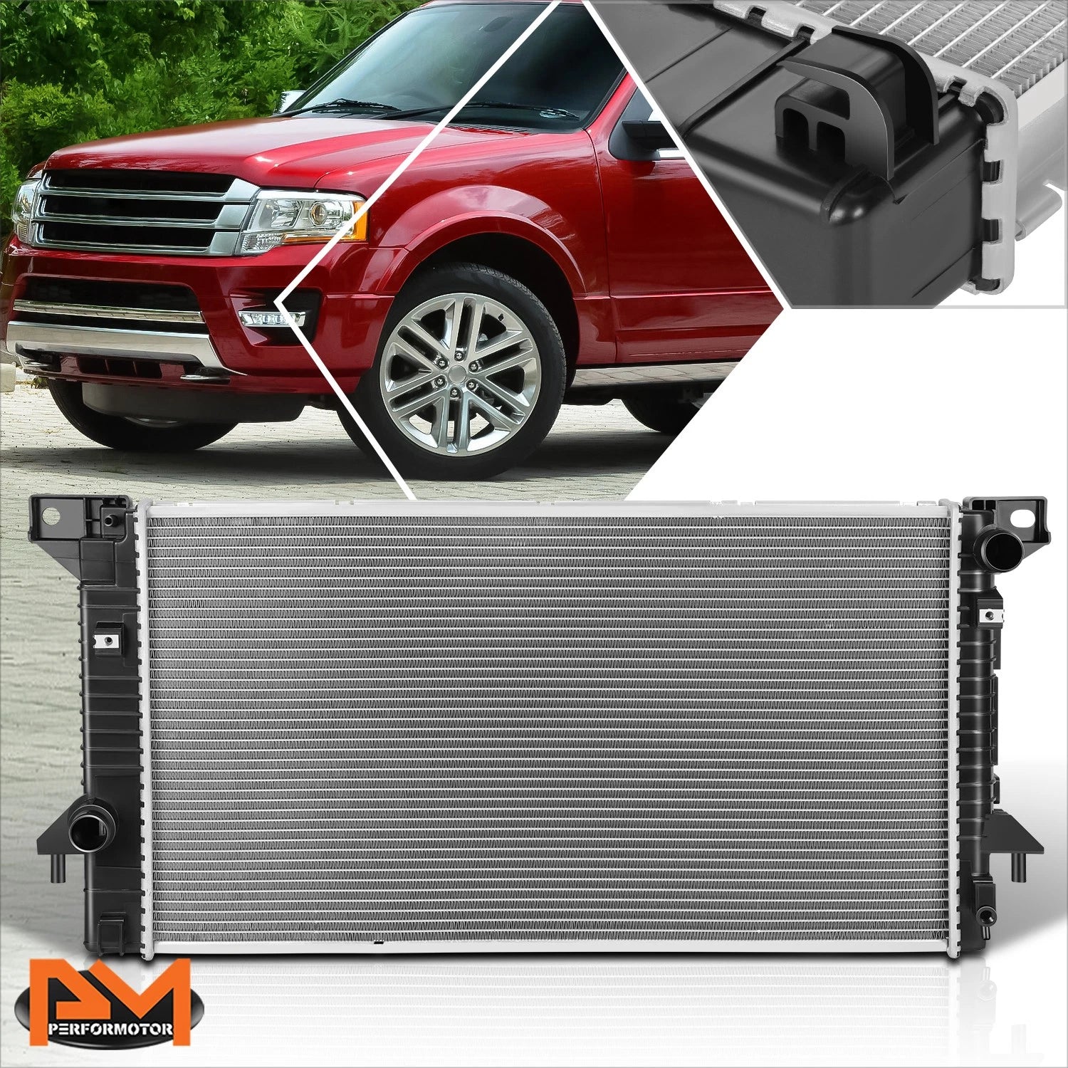 Aluminum Cooling Radiator for Ford Expedition F-150 Mark LT Navigator (2011–2017) DPI-13228