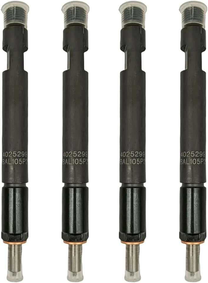 Set of 4 Fuel Injectors 4025299 for Cummins 6CT 8.3 ISC QSC