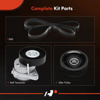 3X Serpentine Belt Drive Component Kit for Mercedes-Benz C280 C43 AMG (1994–2000)