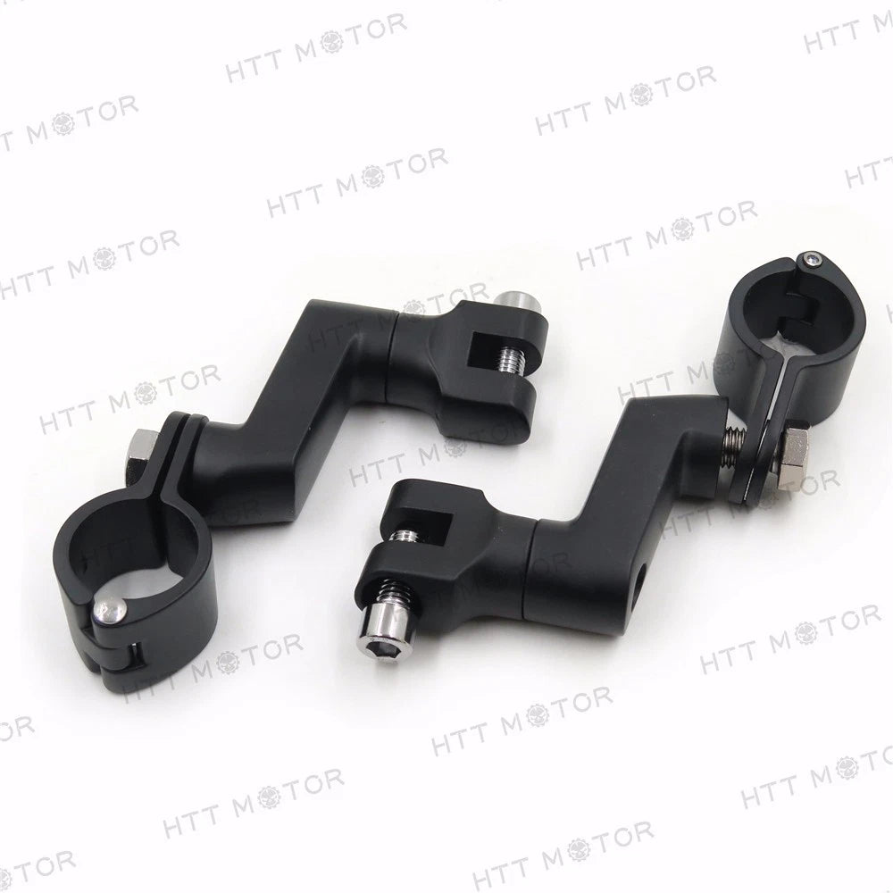 1.25" Engine Guards Foot Peg Mounts Clamp for Harley