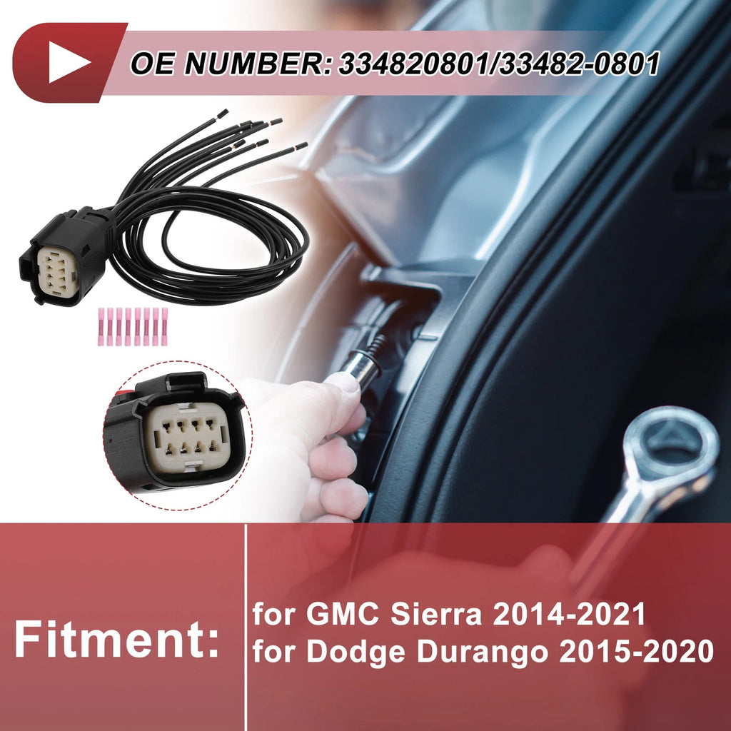 Headlight Socket Wiring for GMC Sierra (2014–2021) No. 334820801/33482-0801