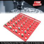Nut and Bolt Thread Checker for Universal Use (28 Identifier)