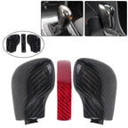 Carbon Fiber Shift Knob Gear Side Cover for VW Golf Jetta Passat
