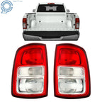 Set of 2 Clear Halogen Tail Light Assemblies for Ram 2500 (2019–2022)