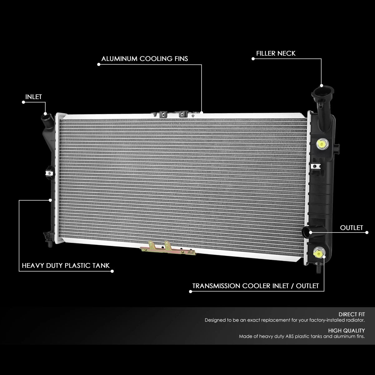 Full Aluminum Radiator for Chevy Lumina Monte Carlo (1996–1999) DPI 2251