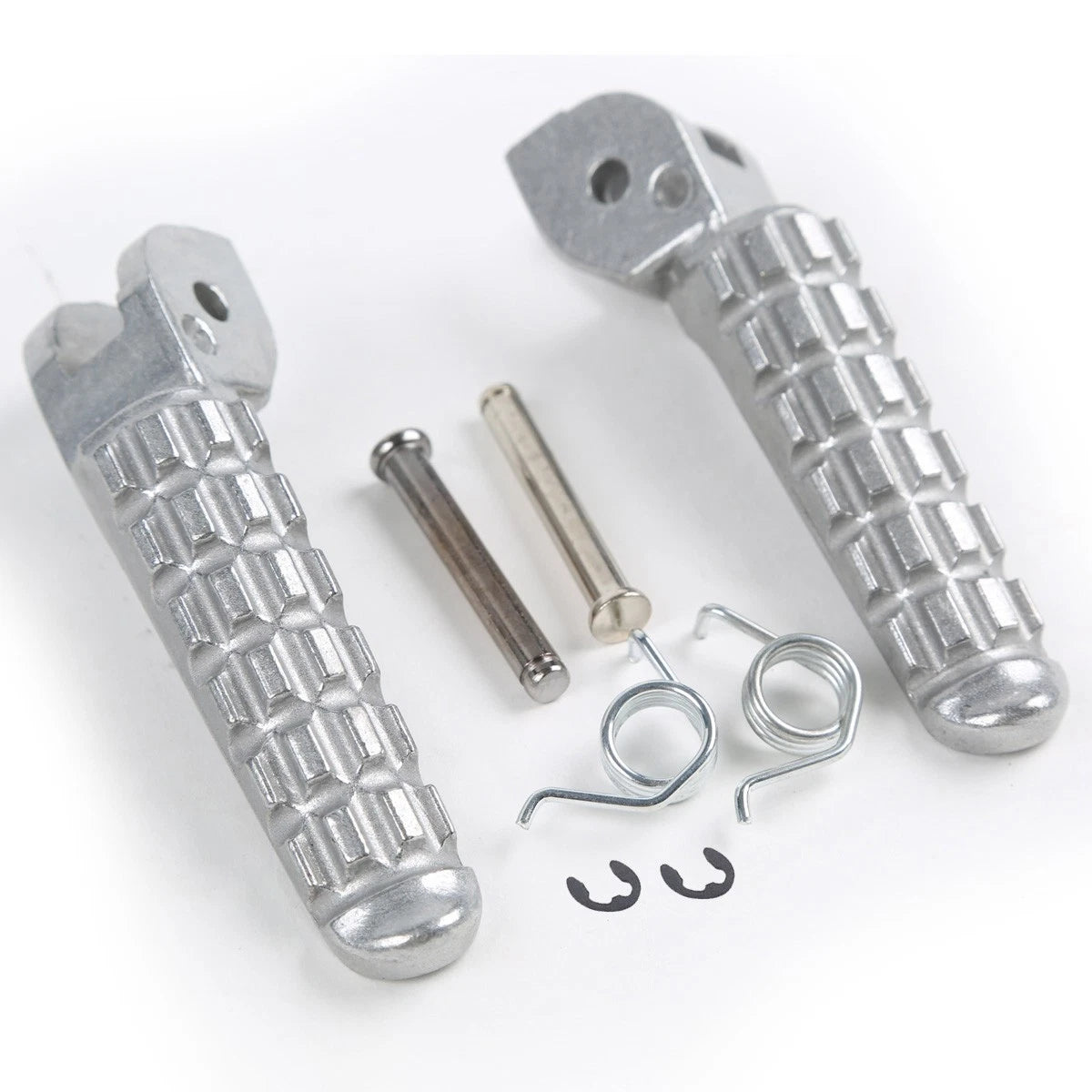 Aluminum Silver Front Foot Pegs for Ducati Monster 696 796 (2009–2014)