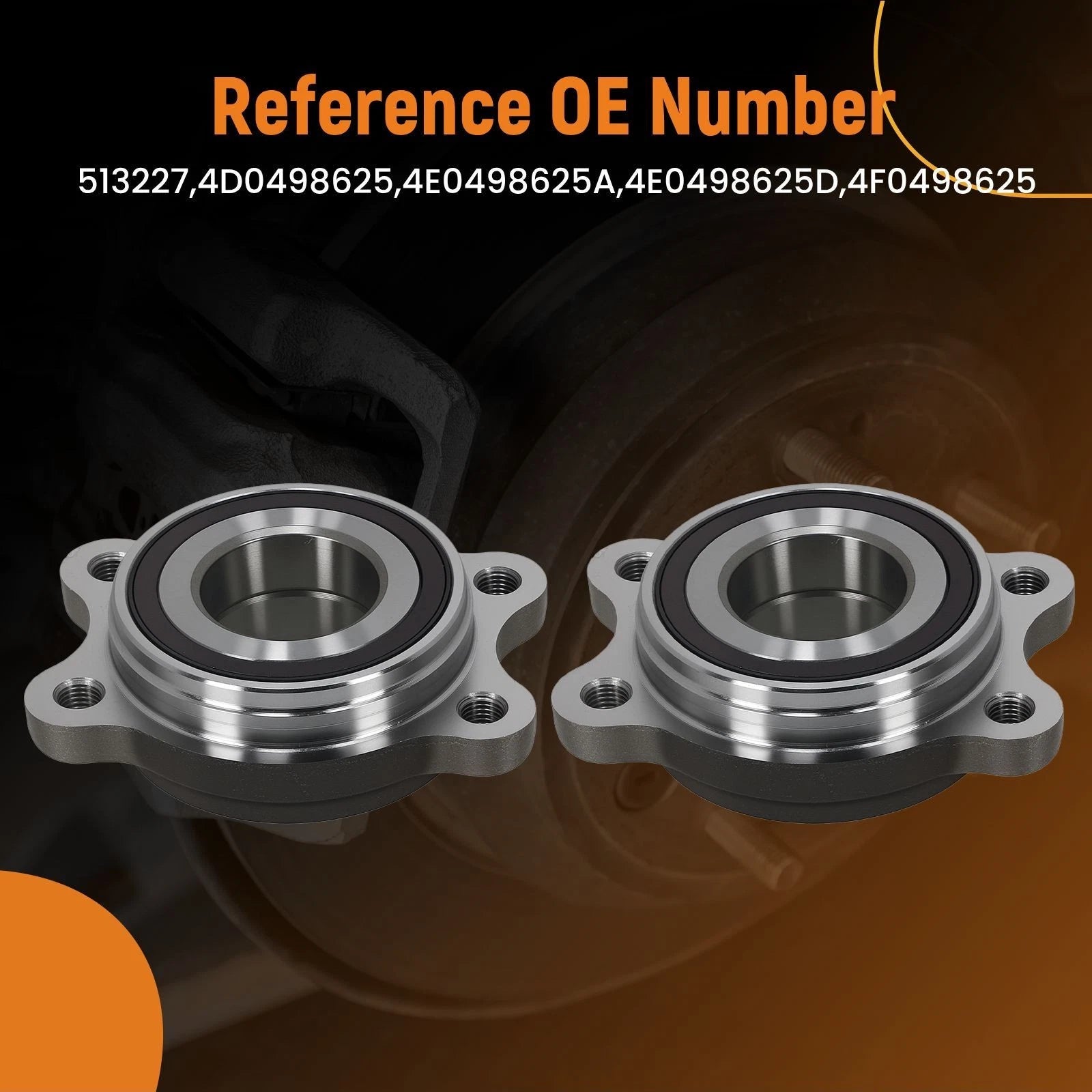 Front Wheel Bearing Hub Assembly for Audi S6 (2007-2011)