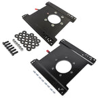 Set of 2 Seat Swivel Bases for Ford Transit 150 250 350 (2014–2021)
