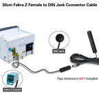 Antenna Adapter Cable for Stereo FM AM Radio Fakra Z to DIN Plug