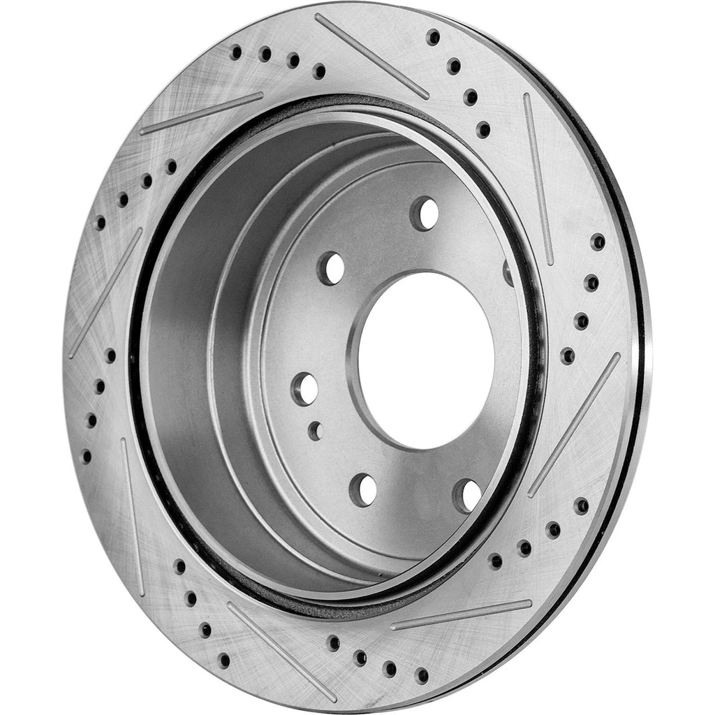Rear Brake Disc Rotors and Pads Kit for Ford F-150 (2004–2023)
