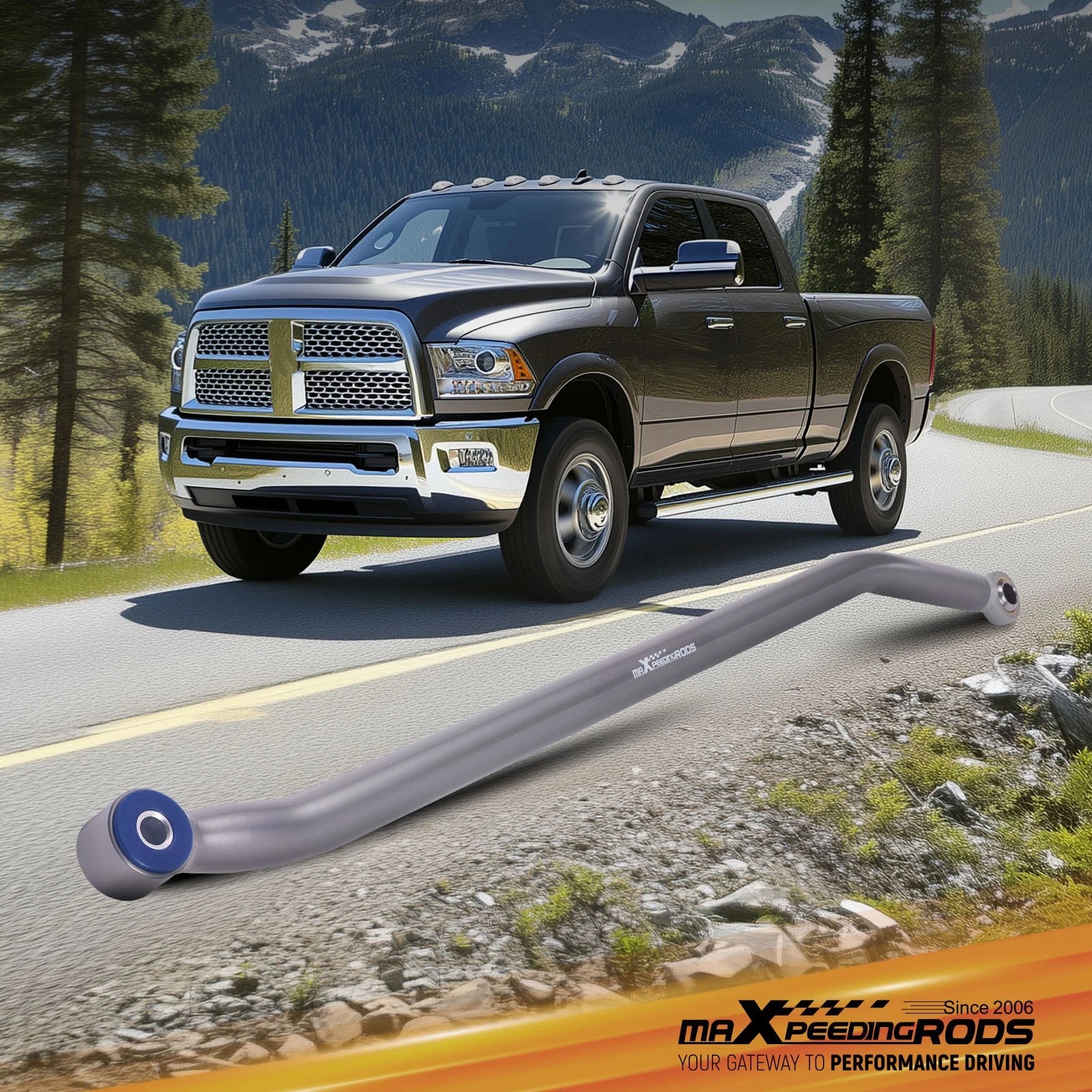 Adjustable Track Bar for Dodge Ram 2500 3500 (2003-2013) 0-3" Lift Kit