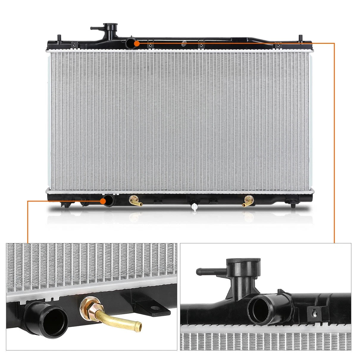 Full Aluminum Core Cooling Radiator DPI-2954 for Honda CR-V (2007–2009)