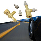 Pure Tee Adapter Valve Tee for Automobiles Motorcycles