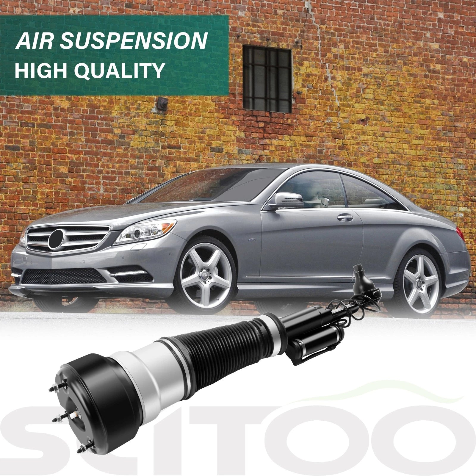 Front Left Air Suspension Strut for Mercedes W221 S500 S550 CL500 CL550 (2007–2013)