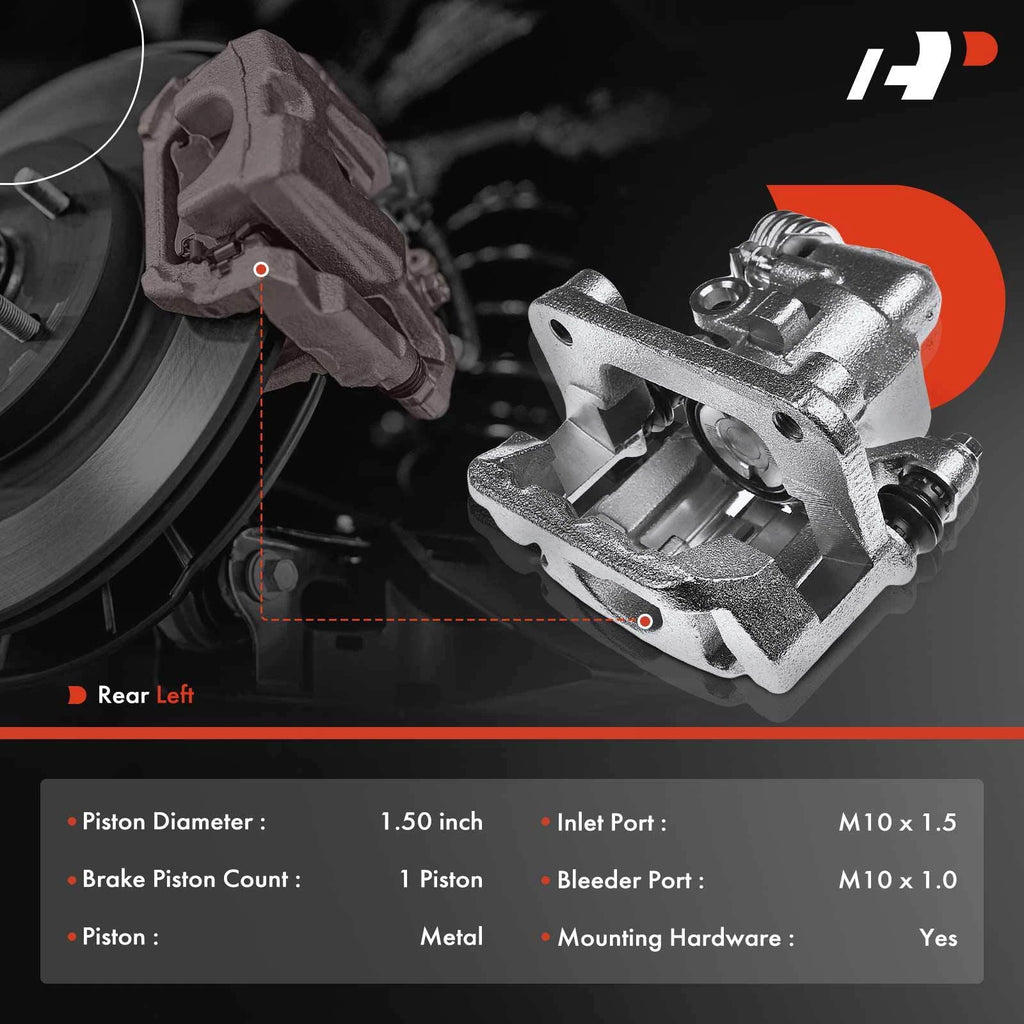 Rear Left Disc Brake Caliper for Ford Mustang (1994-1998)