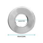 2Pcs Stainless Steel Escutcheon Handrail Pool Covers for 4.3cm Tubing