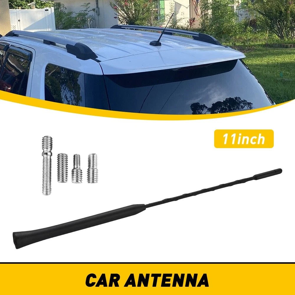 11" Power Antenna Mast for Toyota Tundra (2000–2020) AM/FM Black