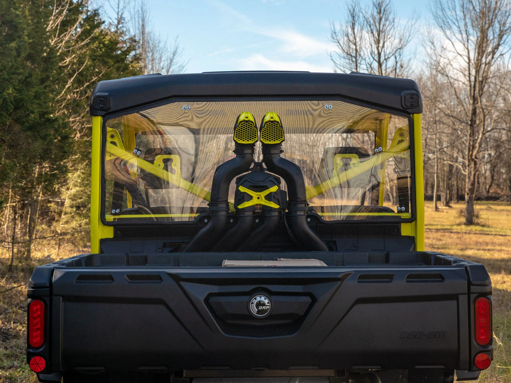 Heavy Duty Lightly Tinted Rear Windshield for Can-Am Defender (2016–2023)