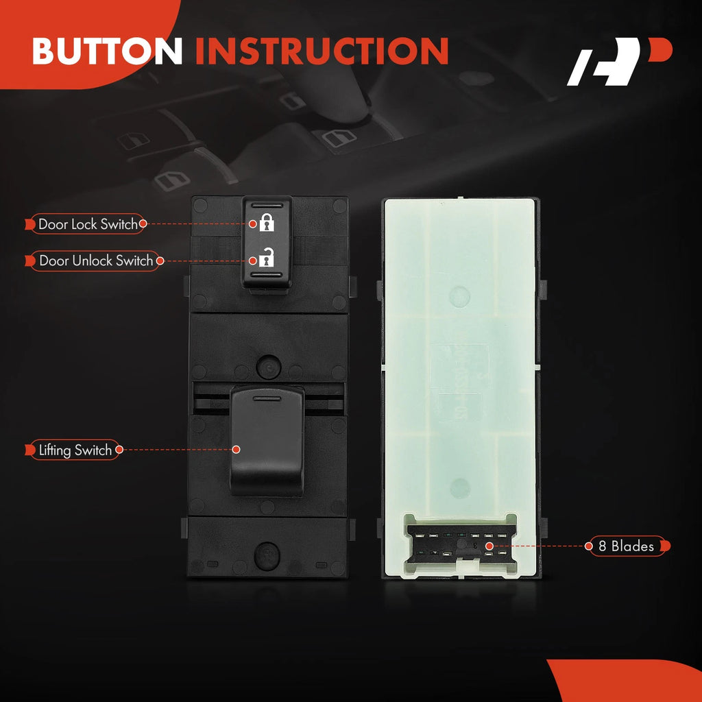 Front Right Power Window Switch for Nissan Sentra (2007-2012)