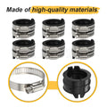 6 Intake Carb Holders for Honda Valkyrie 1500 GL1500C (1997–2003) 16211-MZ0-000