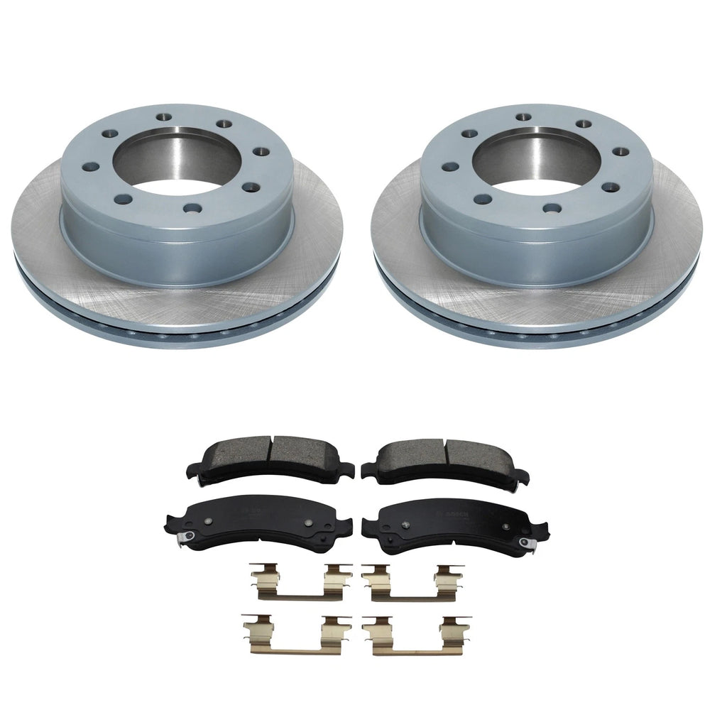 DuraGo Rear Rotors & Bosch QuietCast Brake Pads Kit for Express 3500 (2015–2022)