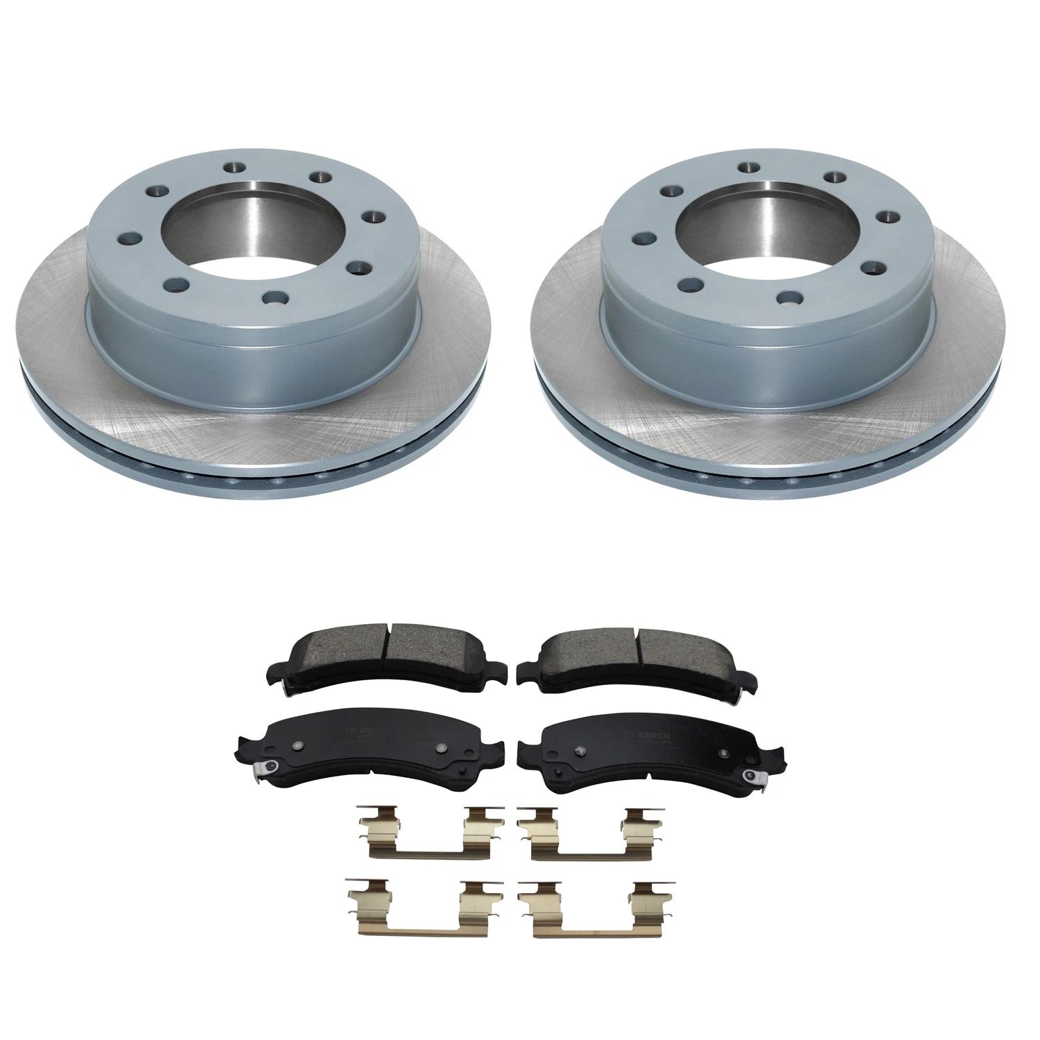 DuraGo Rear Rotors & Bosch QuietCast Brake Pads Kit for Express 3500 (2015–2022)