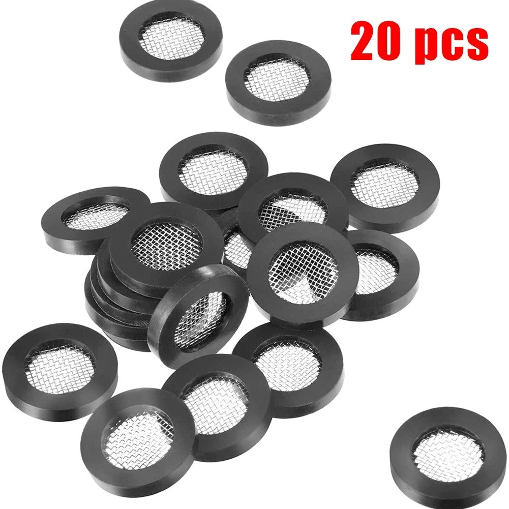 Rubber Washer Hose Gasket Set of 20 for 1/2in Tap Head