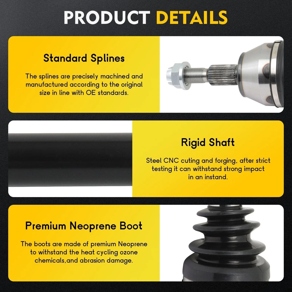 Front Driver Side CV Axle Shaft Assembly for Ford Focus (2016–2018)