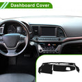 Dashboard Cover for Suzuki WagonR MH35S/MH55S (2013–2021) Black Anti-Slip