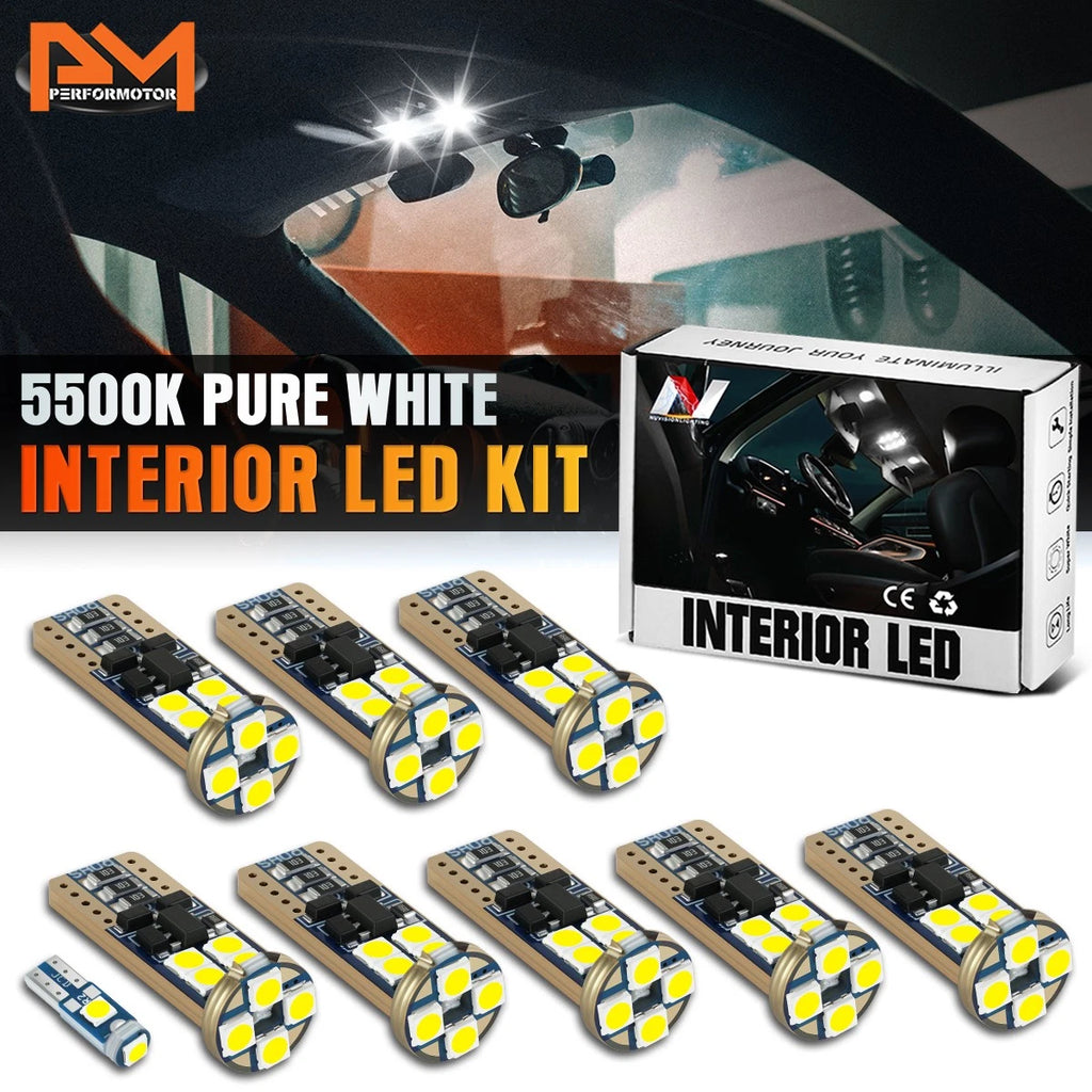 LED Dome Glove Box Cargo Light Bulb Kit 9 Pcs for Honda Ridgeline (2017–2024)