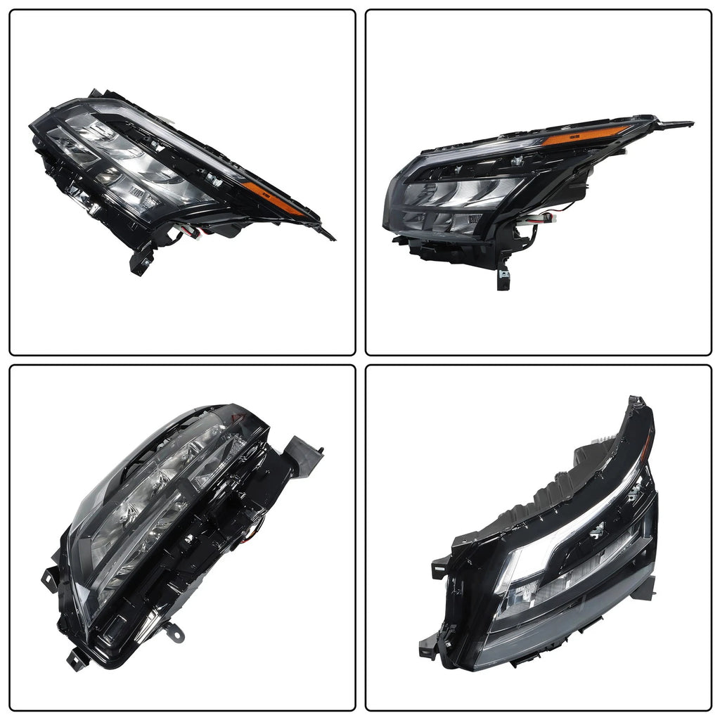 LED Headlight Driver Side Black Bezel for Nissan Pathfinder (2023–2024)