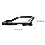 Fog Light Lamp Cover Bezel Trim for Hyundai Sonata (2015–2017)