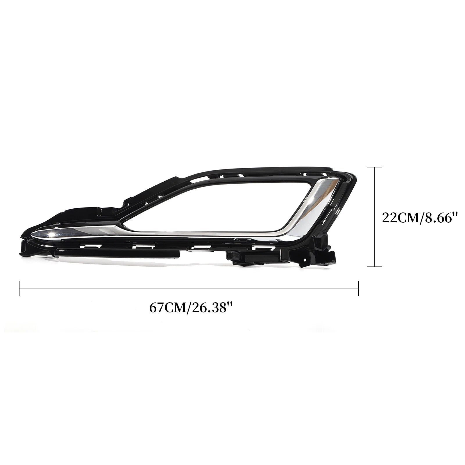Fog Light Lamp Cover Bezel Trim for Hyundai Sonata (2015–2017)