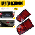 2X Smoked LED Rear Bumper Reflector Lights for Toyota 4Runner (2003–2005)