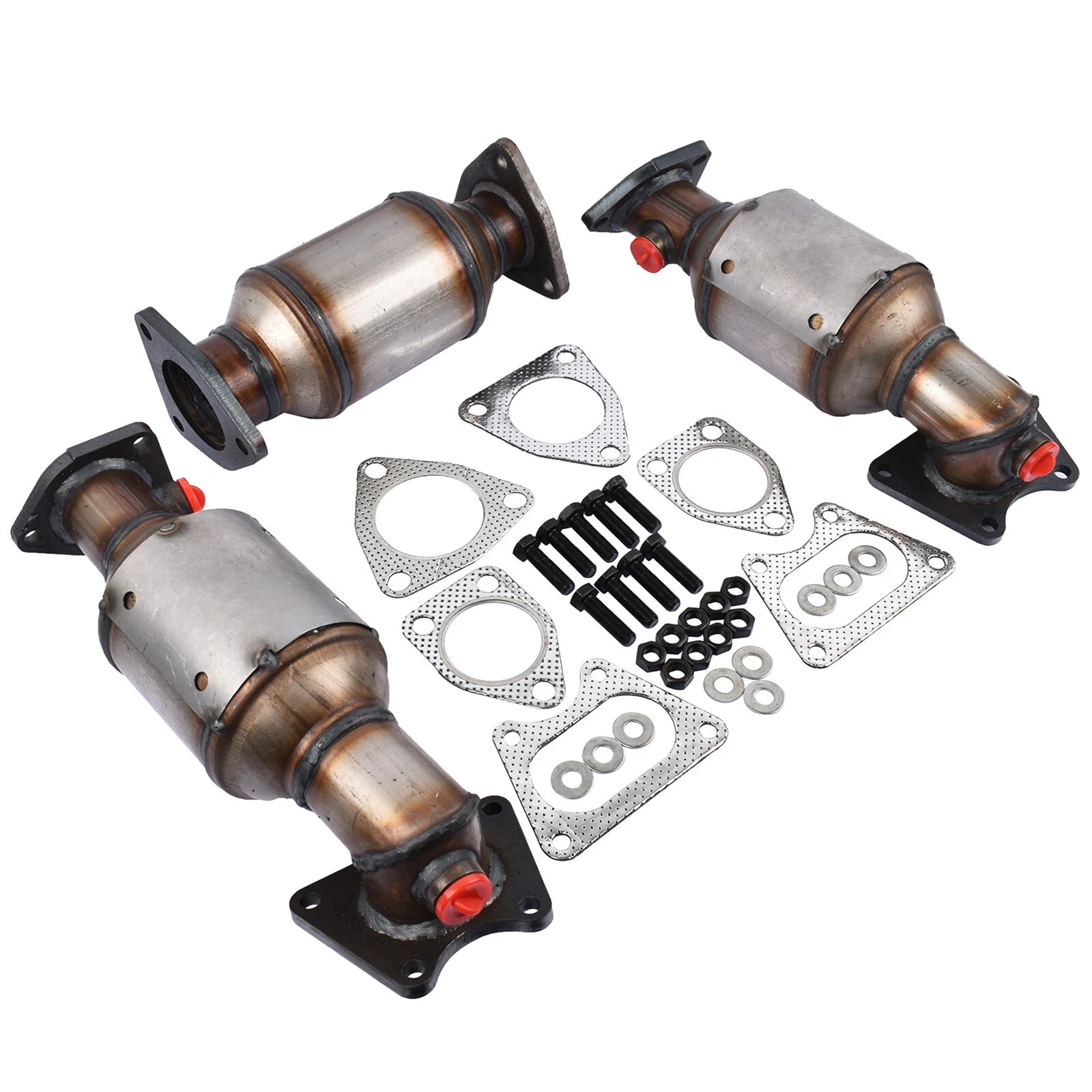 Set of 3 Catalytic Converters for Honda Pilot 2005–2008 3.5L, Acura 45106-45107-45108