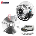2X 4WD Front Wheel Hubs & Bearing Assembly 6Lug 515036 for GMC Savana (2003–2020)